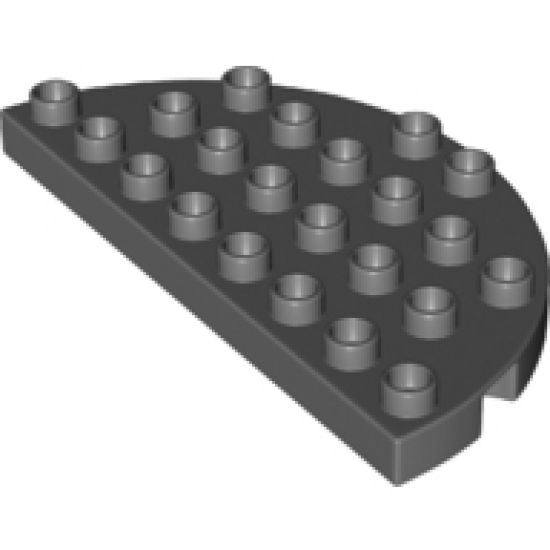 Duplo, Plate Round Corner 4 x 8 Double