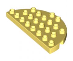 Duplo, Plate Round Corner 4 x 8 Double