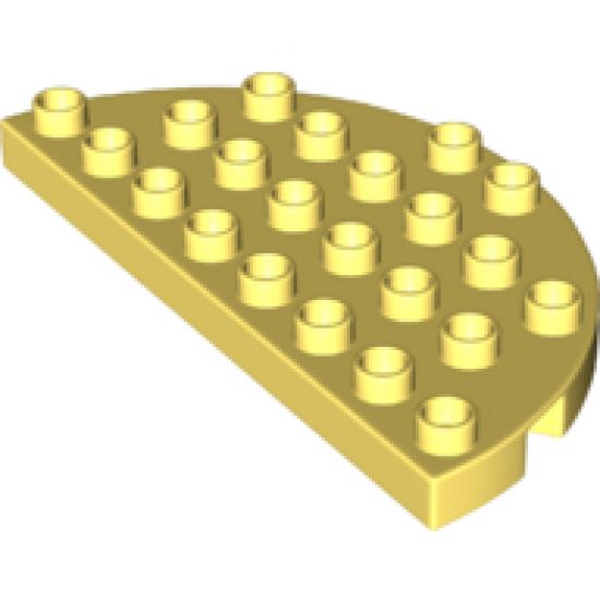 Duplo, Plate Round Corner 4 x 8 Double