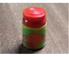 Scala Accessories Jar Jam / Jelly, Label with Orange and Orange Slices Pattern (Sticker) - Set 3149
