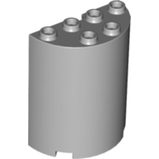 Cylinder Half 2 x 4 x 4