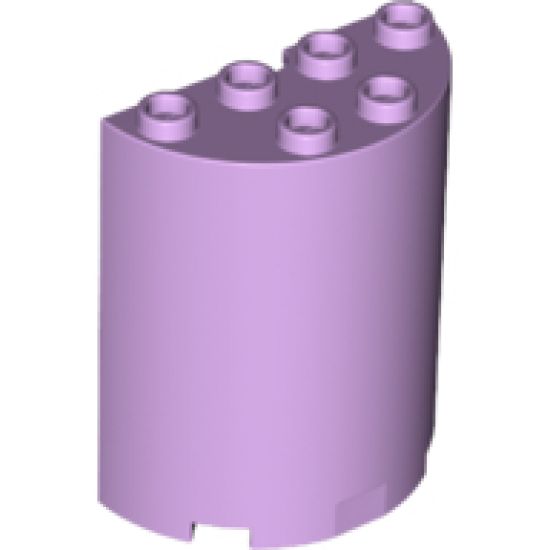 Cylinder Half 2 x 4 x 4