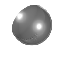 Windscreen 6 x 6 x 3 Canopy Half Sphere with Hinge
