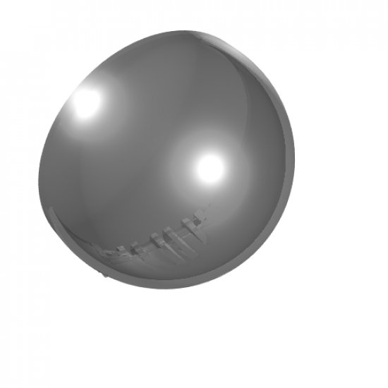 Windscreen 6 x 6 x 3 Canopy Half Sphere with Hinge