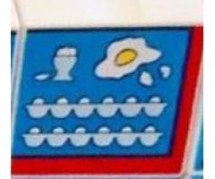Duplo, Tile 2 x 2 x 1 with Farmhouse Mosaic Picture 05 Pattern (Set 9220)