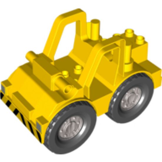 Duplo, Vehicle Bulldozer Body with Wheels