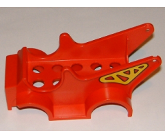 Duplo, Vehicle Car Body Truck with Crane Pattern (Fits over Car Base 2 x 6)