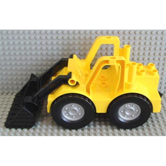 Duplo, Vehicle Bulldozer with Black Scoop