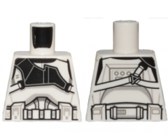 Torso SW Armor Clone Trooper Gunner with Black Pauldron Pattern