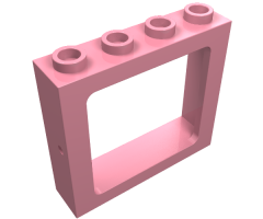 Window 1 x 4 x 3 Train - Hollow Studs