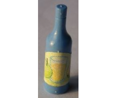 Scala Accessories Bottle Wine, Label with Apples and Juice Pattern (Sticker) - Set 3115
