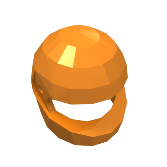 Minifigure, Headgear Helmet Motorcycle (Standard)