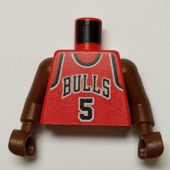 Torso NBA Chicago Bulls #5 Pattern / Brown NBA Arms
