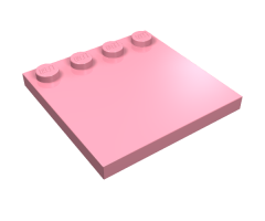 Tile, Modified 4 x 4 with Studs on Edge
