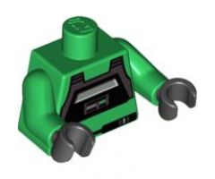 Torso SW Rebel A-wing Pilot Pattern / Green Arms / Black Hands