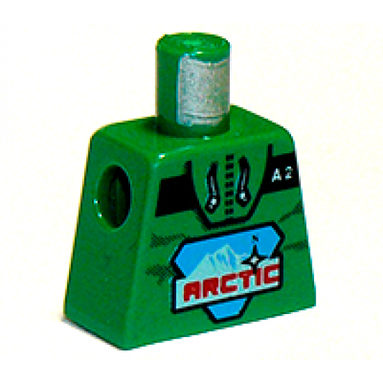 Torso Arctic Logo Large and 'A2' Pattern