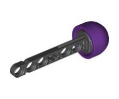 Projectile Launcher Arrow, Liftarm Shaft with Solid Purple Rubber End