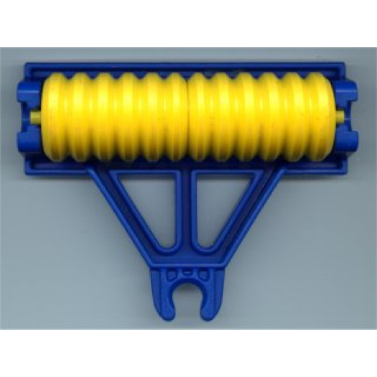 Duplo, Vehicle Farm Plow Type 1, Roller Holder with Yellow Duplo Farm Plow Type 1, Roller Attachment, Disk (4828 / x1526)