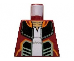Torso SW Open Jacket with Black, Orange and Sand Green Lines and Pony Tails on Back Pattern (Hondo Ohnaka)