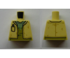 Torso SW Vest with Pocket, Olive Green and Sand Green Shirt Pattern (Hrchek Kal Fas)
