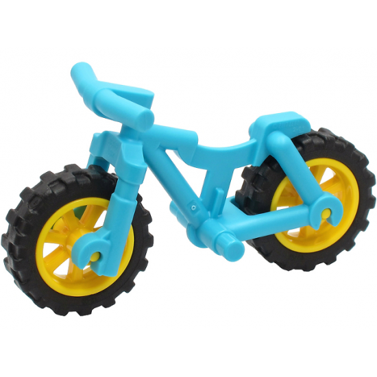 Riding Cycle Bicycle Heavy Mountain Bike with Yellow Wheels