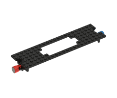Train Base 6 x 22 Cutout with Top Slots and Magnets