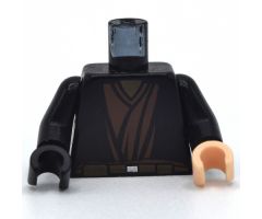 Torso SW Brown Layered Shirt and Belt Pattern (Anakin) / Black Arms / Light Nougat Hand Left / Black Hand Right