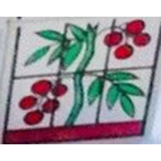 Duplo, Tile 2 x 2 x 1 with Outdoors Mosaic Picture 18 Pattern (Set 9220)