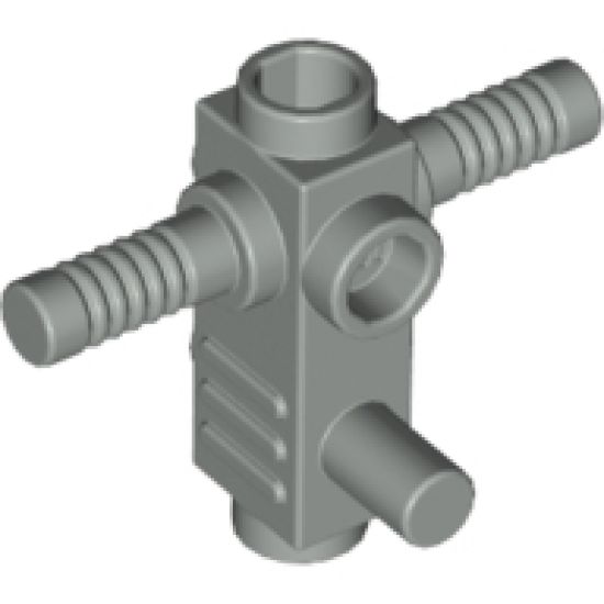 Minifigure, Utensil Tool Chainsaw Body with Handles and Studs