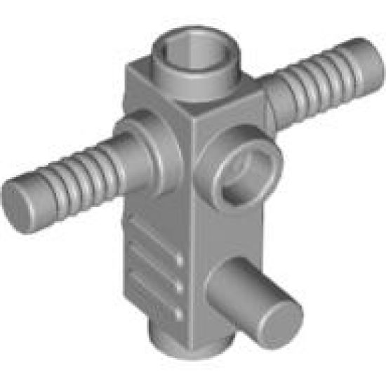 Minifigure, Utensil Tool Chainsaw Body with Handles and Studs
