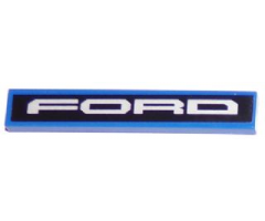 Tile 1 x 6 with 'FORD' on Black Background Pattern (Sticker) - Set 75875