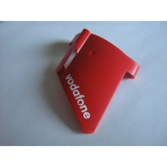 Technic, Panel Fairing #22 Large Short, Small Hole, Side A with 'vodafone' Pattern (Sticker) - Set 8386