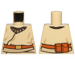 Torso SW Layered Shirt, Brown Belt with Gold Buckle, Pouches on Reverse Pattern