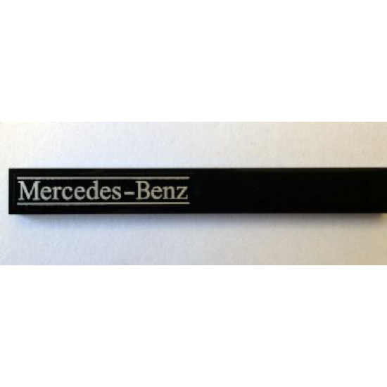 Tile 1 x 8 with 'Mercedes-Benz' Pattern Left (Sticker) - Set 8110