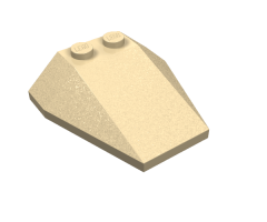 Wedge 4 x 4 Triple without Stud Notches