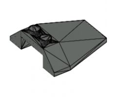 Wedge 4 x 4 Triple without Stud Notches