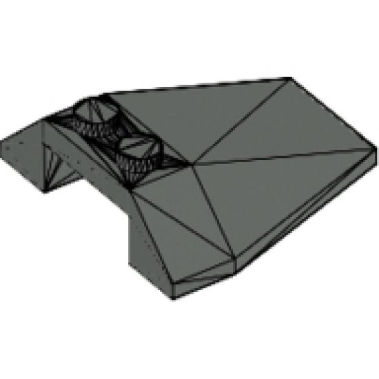 Wedge 4 x 4 Triple without Stud Notches