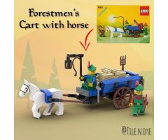 1680 - Forestmen Cart with Horse remake