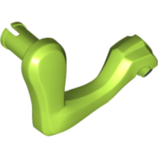 Animal, Body Part Dinosaur Leg Small (Front) Raptor Right with Black Claws Pattern