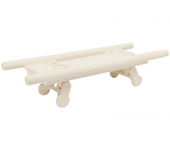 Minifigure, Utensil Stretcher with 2 Minifigure, Utensil Stretcher Wheels (4714 / 4715)