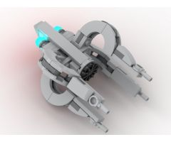 Chiss Ascendancy Nssis-Class Clawcraft Starfighter - Legends - 1:144 Mini