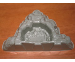 Baseplate, Raised Cave without Studs (Set 6099)