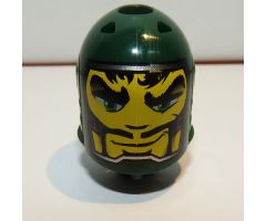 Large Figure Part Head with Rascus, Sir Pattern - Series 2