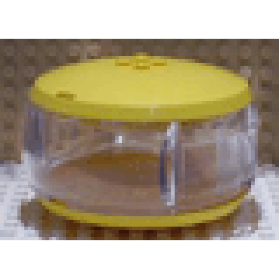 Container X-Pod with Trans-Clear Barrel and Matching Color Caps