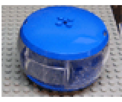 Container X-Pod with Trans-Clear Barrel and Matching Color Caps