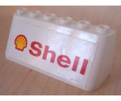 Windscreen 2 x 6 x 2 with 'Shell' Text & Logo Pattern (Sticker)