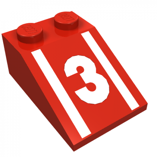 Slope 33 3 x 2 with Number 3 Pattern