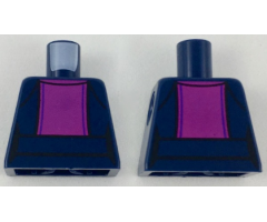Torso Female Magenta Center Panel Pattern