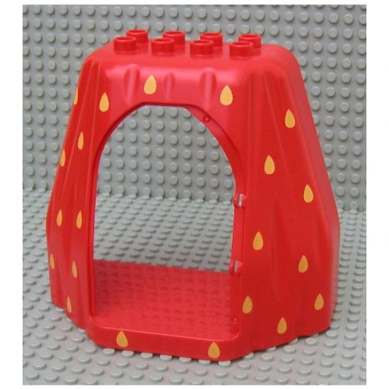 Duplo, Building Rock Cave with Door Opening and Dewdrops Pattern