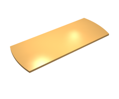 Scala Tile 8 x 20 x 2/3 Round Ends